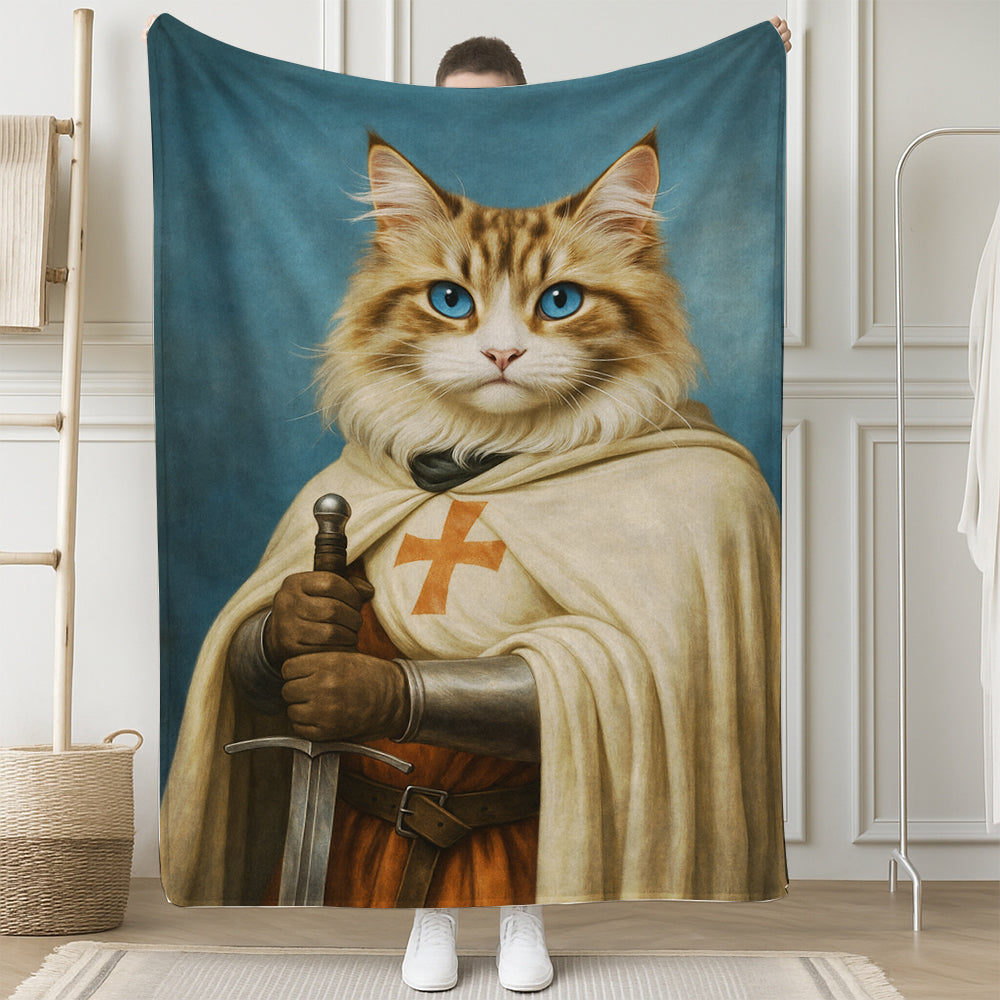 Custom Photo Priest Cat Blanket Gift For Cat Lovers