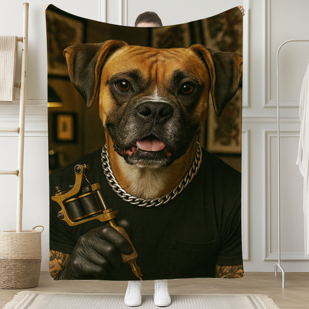 Custom Photo Tatoo Artist Dog Gift For Dog Lovers