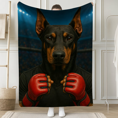 Custom Photo Mma Dog BlanketGift For Dog Lovers