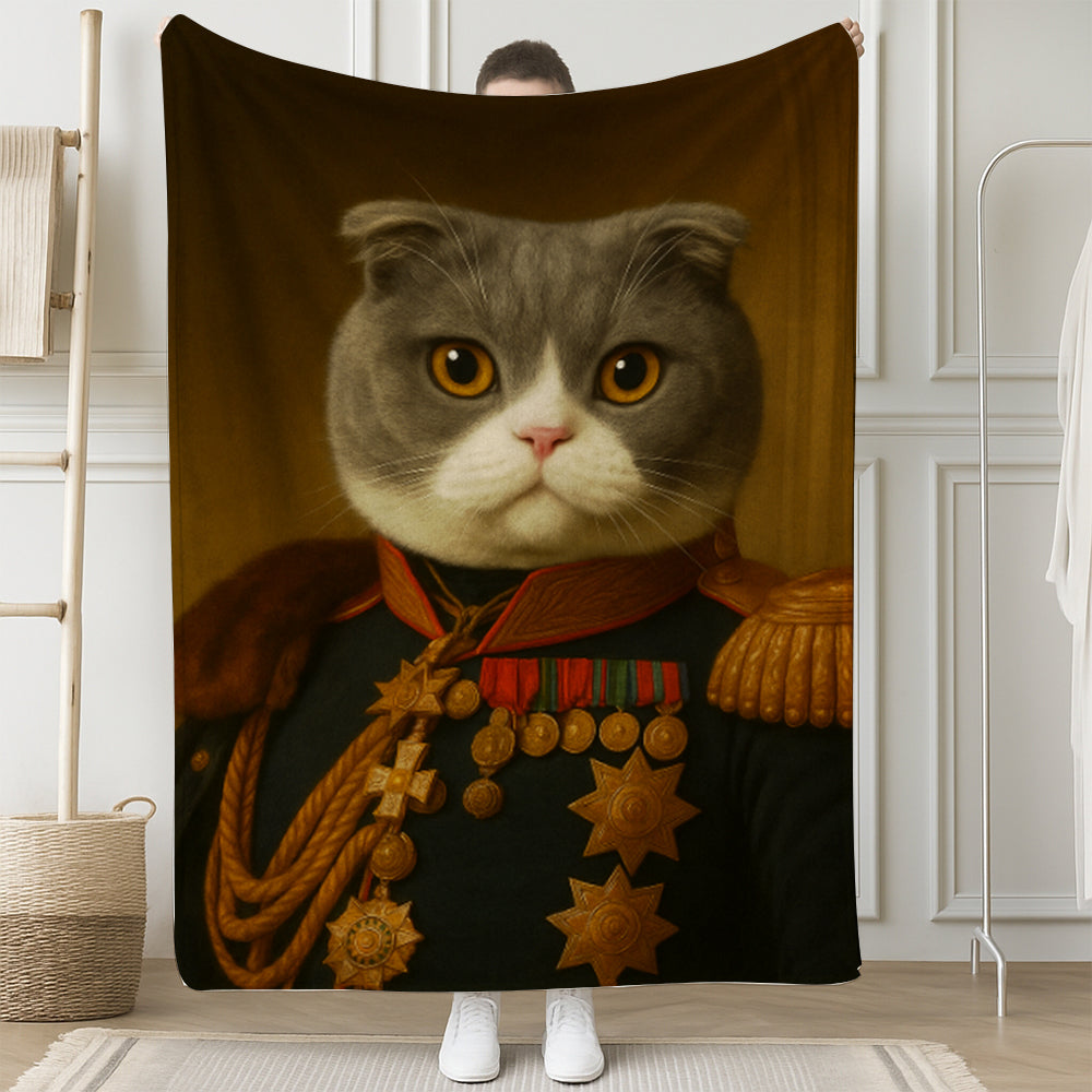 Custom Photo Cat Royal King Blanket _ Gift For Cat Lovers