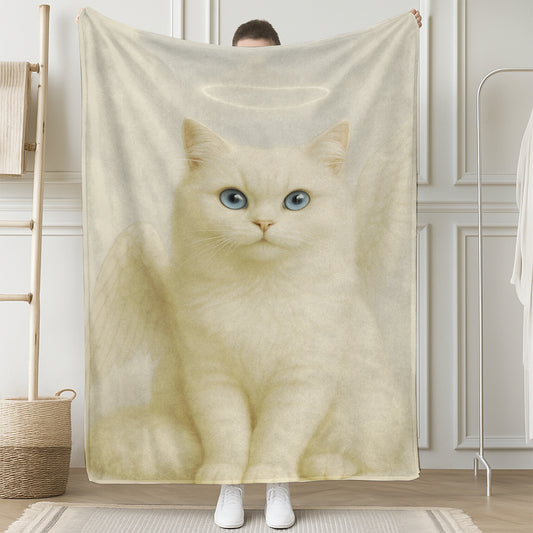 Custom Photo Cat Angel In Heaven _ Gifts For Cat Lovers