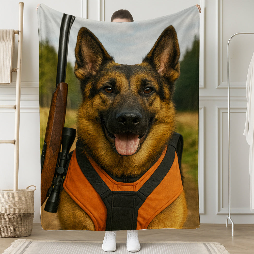 Custom Photo Hunter Dog Gift For Dog Lovers