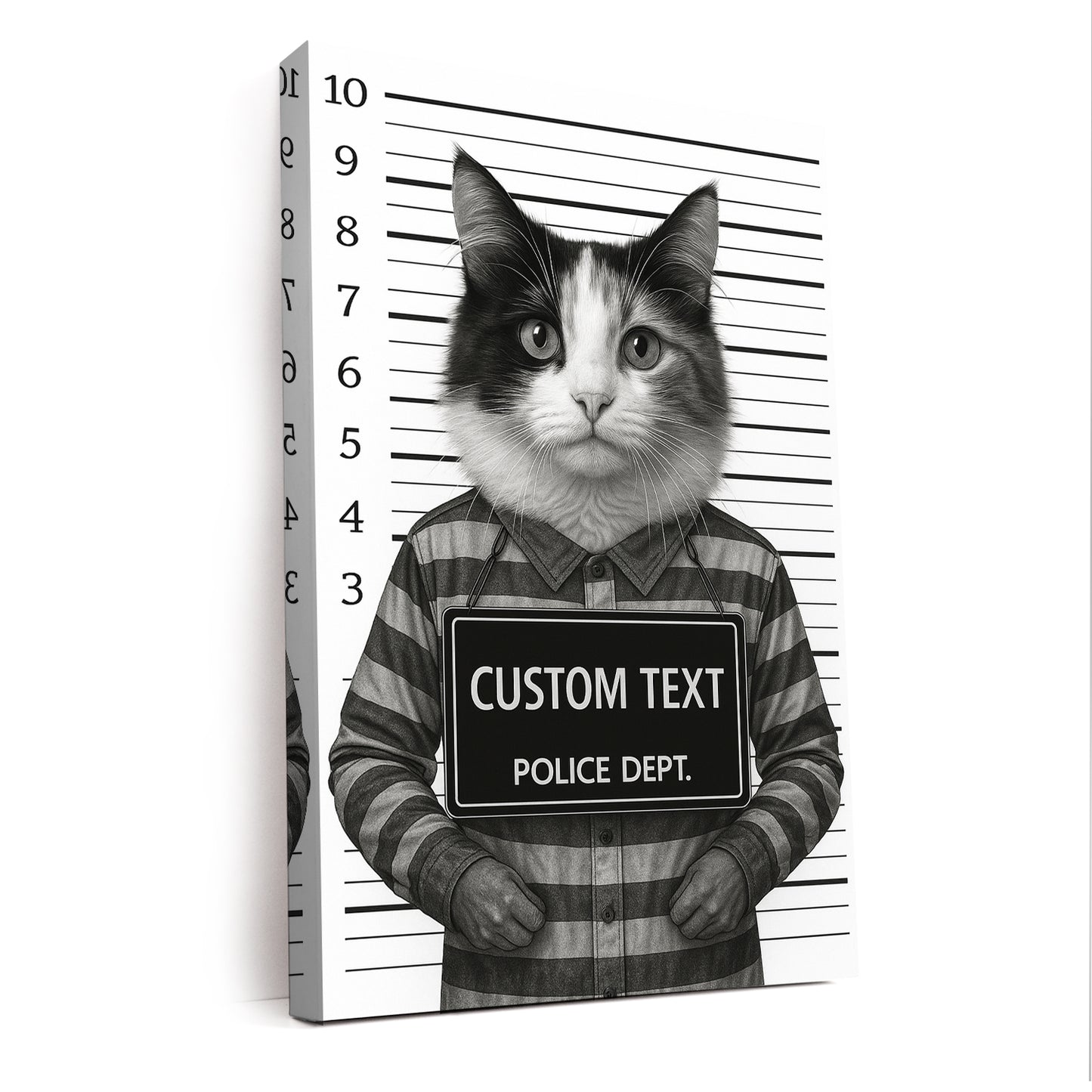 Custom Photo Cat Wanted By Pawlice Canvas _ Gifts For Cat Lovers