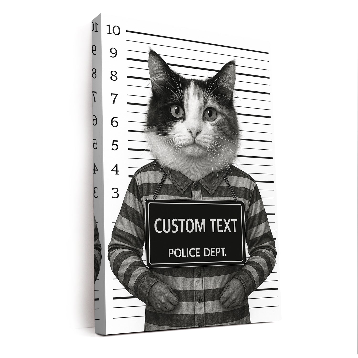 Custom Photo Cat Wanted By Pawlice Canvas _ Gifts For Cat Lovers
