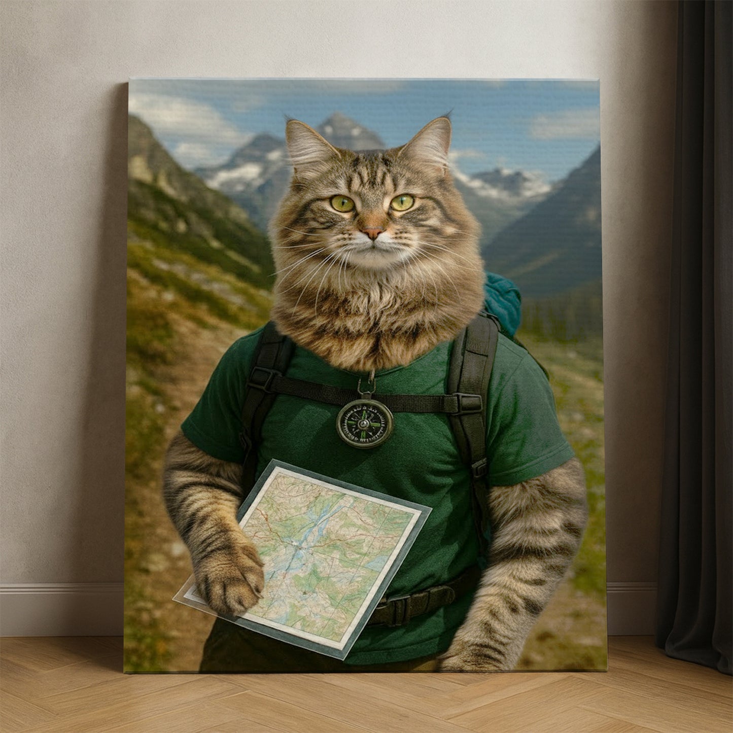 Custom Photo Explorer Hiking Canvas Canvas Gift For Canvas Lovers