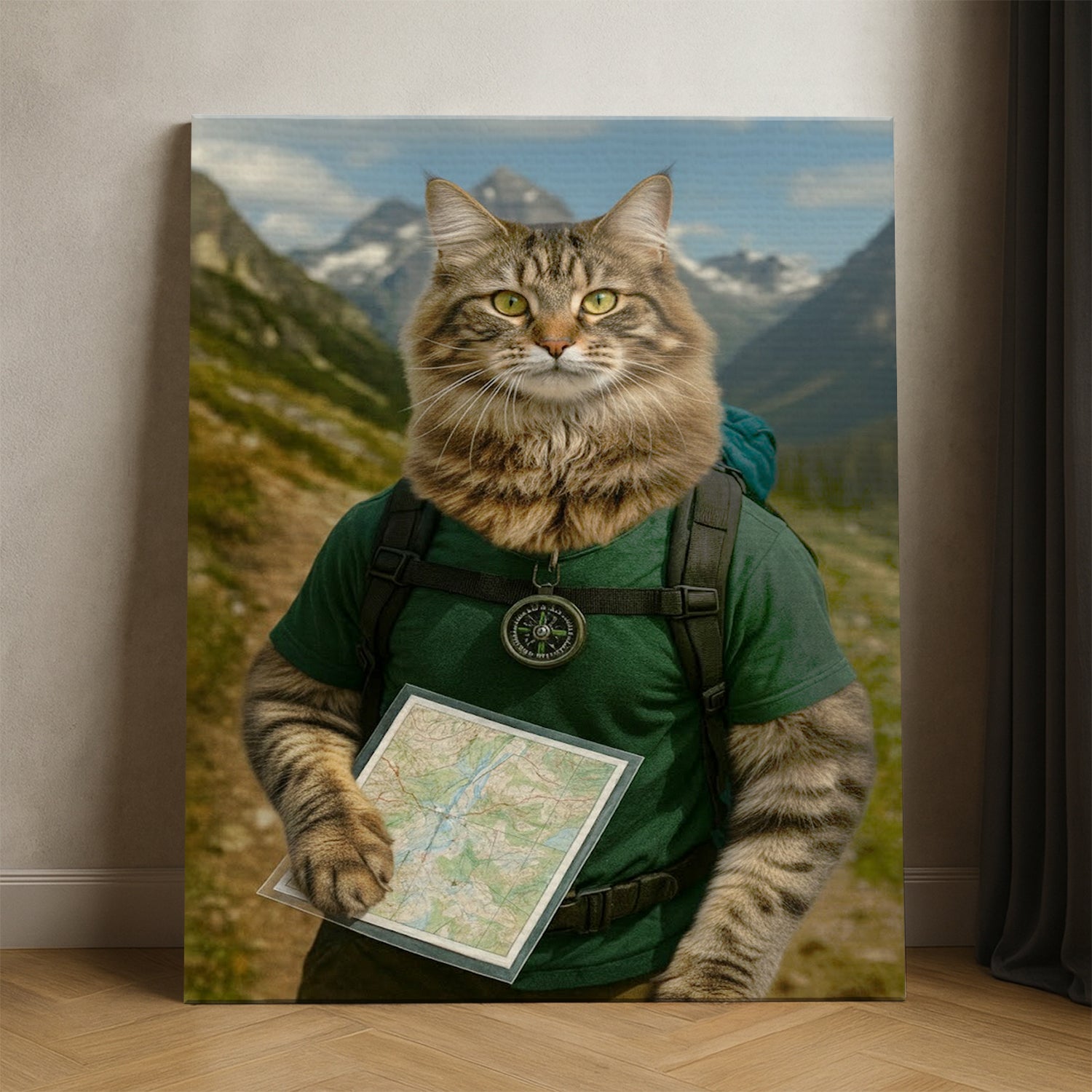 Custom Photo Explorer Hiking Canvas Canvas Gift For Canvas Lovers