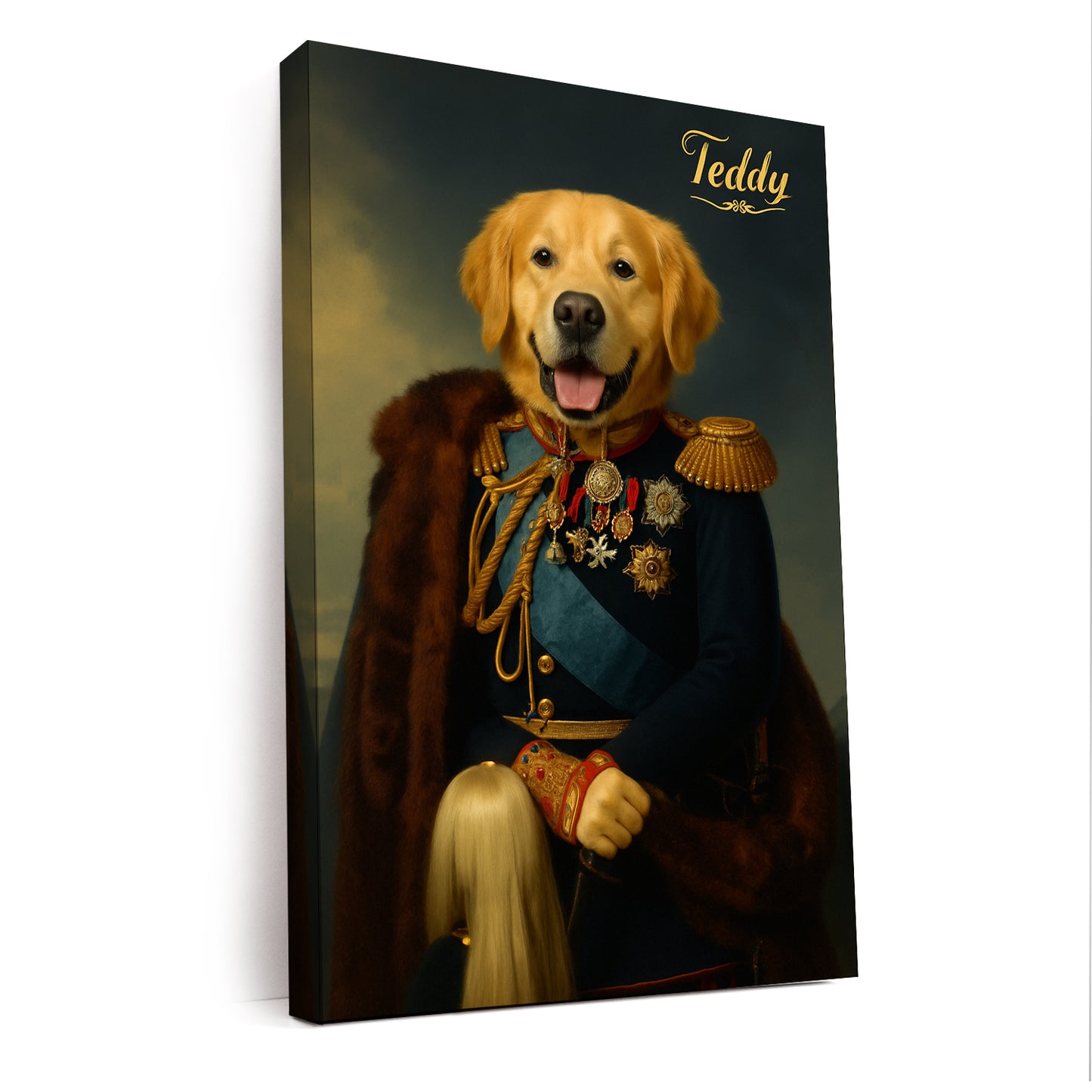 Custom Photo Imperial Minister Dog Canvas Gift For Dog Lovers