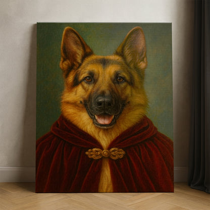 Custom Photo Dog Royal Style 08 Canvas Gift For Dog Lovers