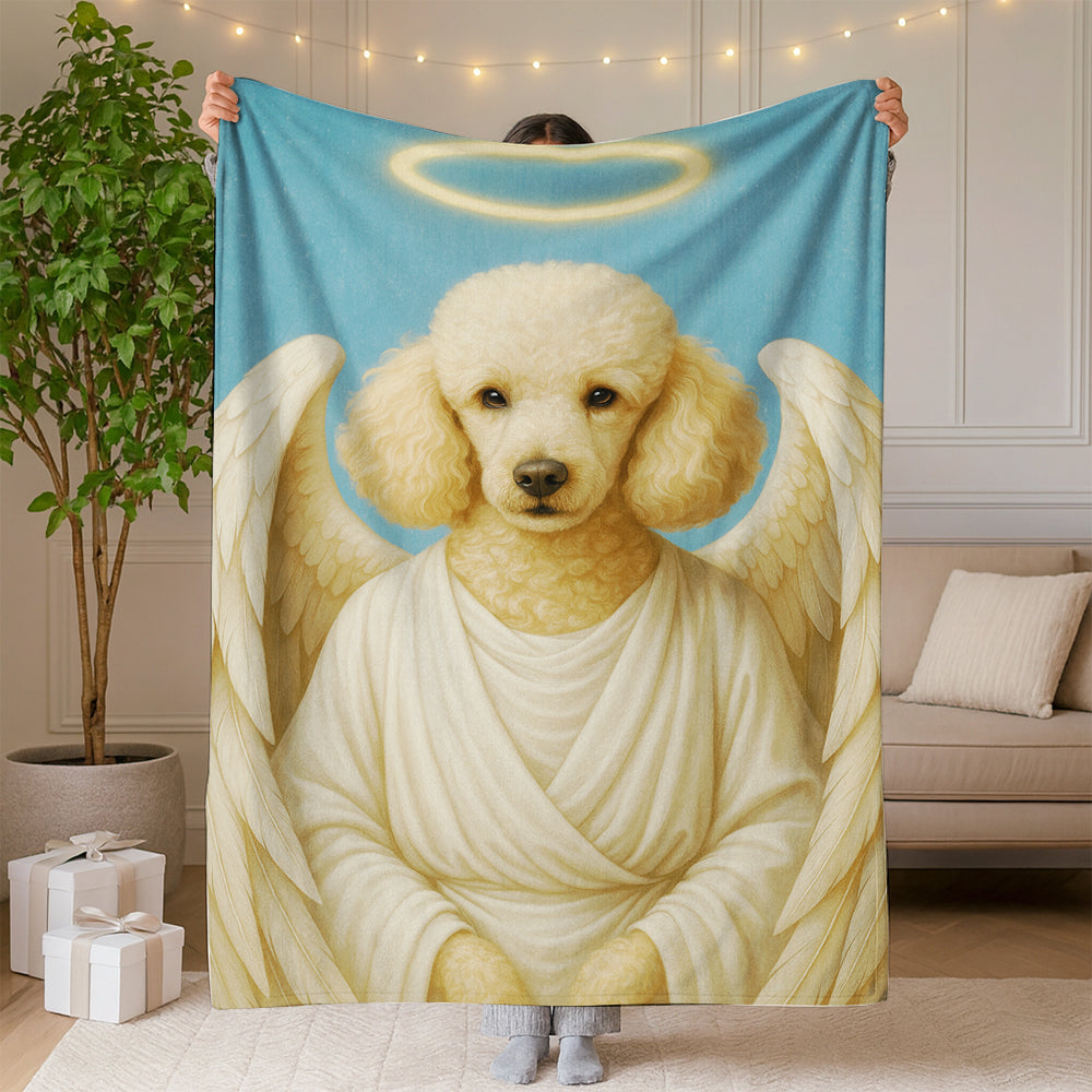 Custom Dog Photo Memorial Blanket For Dog Lover
