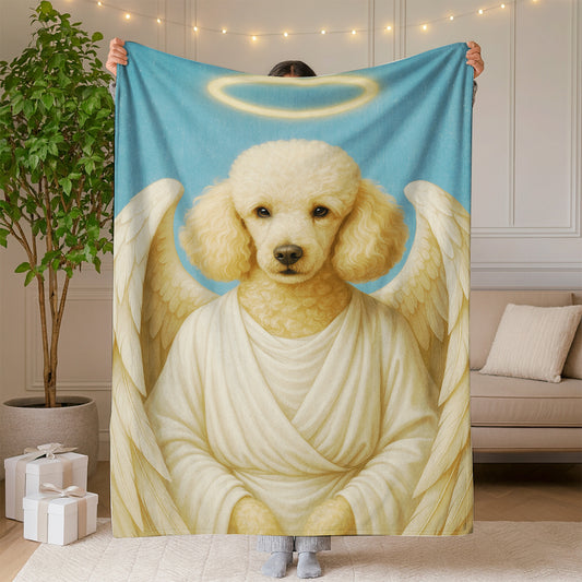 Custom Dog Photo Memorial Blanket For Dog Lover