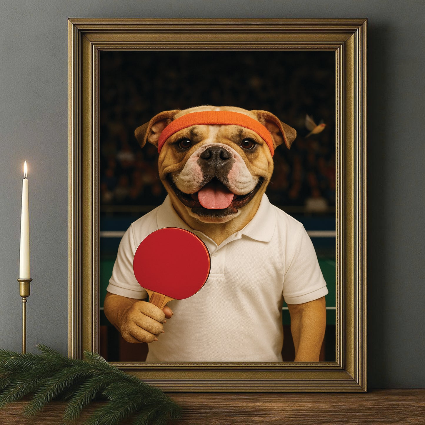 Custom Photo Table Tennis Dog Gift For Dog Lovers