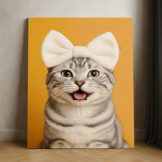 Custom Photo Cat Bathroom Style 37 Canvas Gift For Cat Lovers