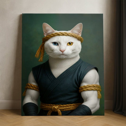 Custom Photo Fighter Warrior Art Canvas Canvas Gift For Canvas Lovers