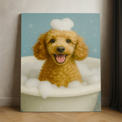 Custom Photo Dog Bathroom Style 29 Canvas Gift For Dog Lovers