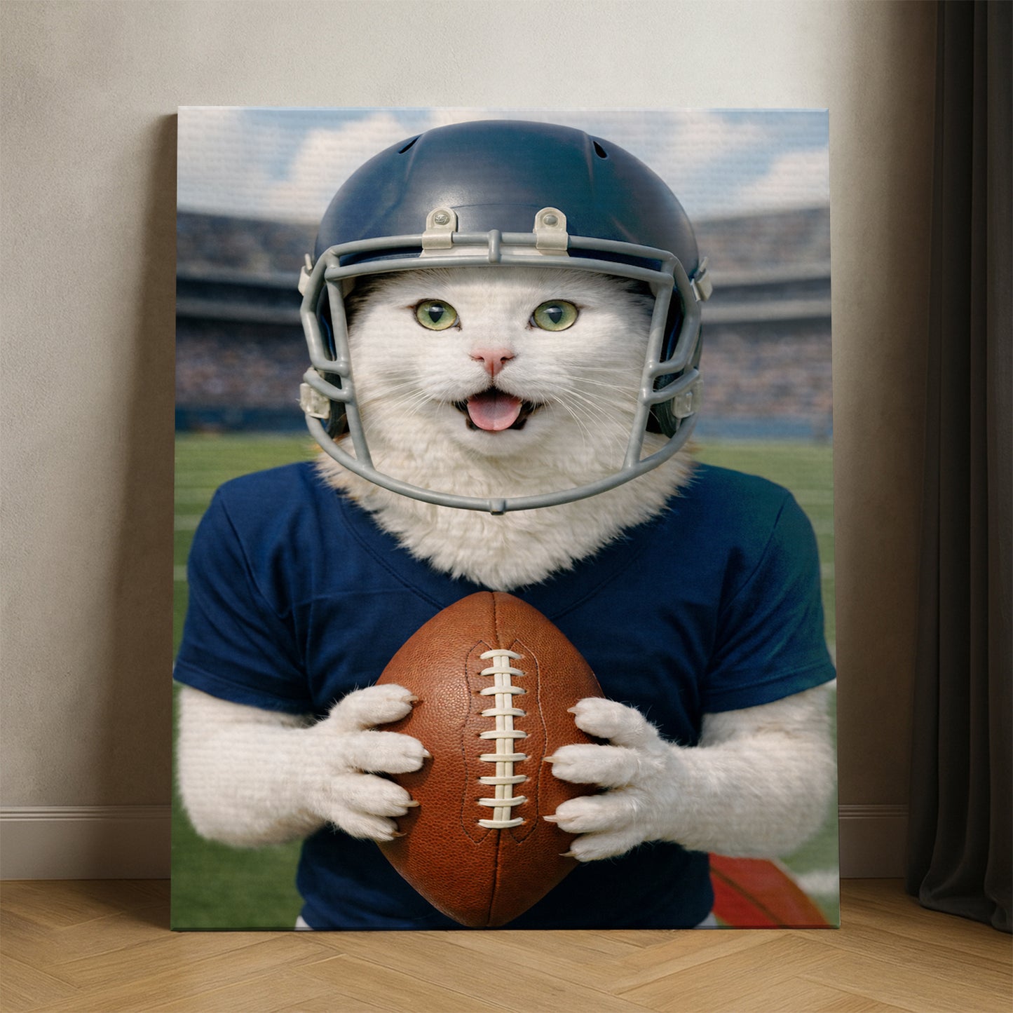 Custom Photo Footaball Canvas Canvas Gift For Canvas Lovers