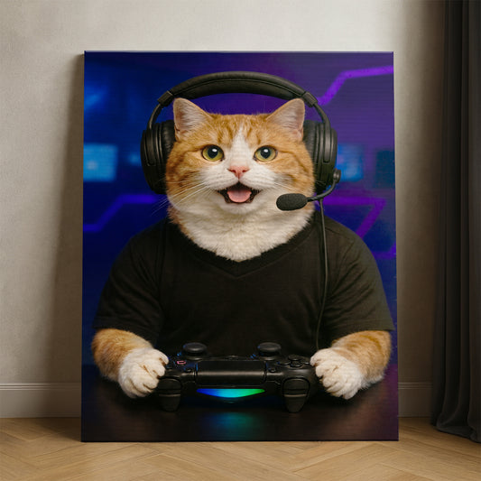 Custom Photo Gamer Canvas Canvas Gift For Canvas Lovers