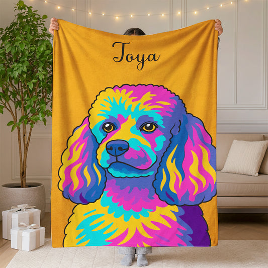 Custom Photo Minimalist Dog BlanketGift For Dog Lovers