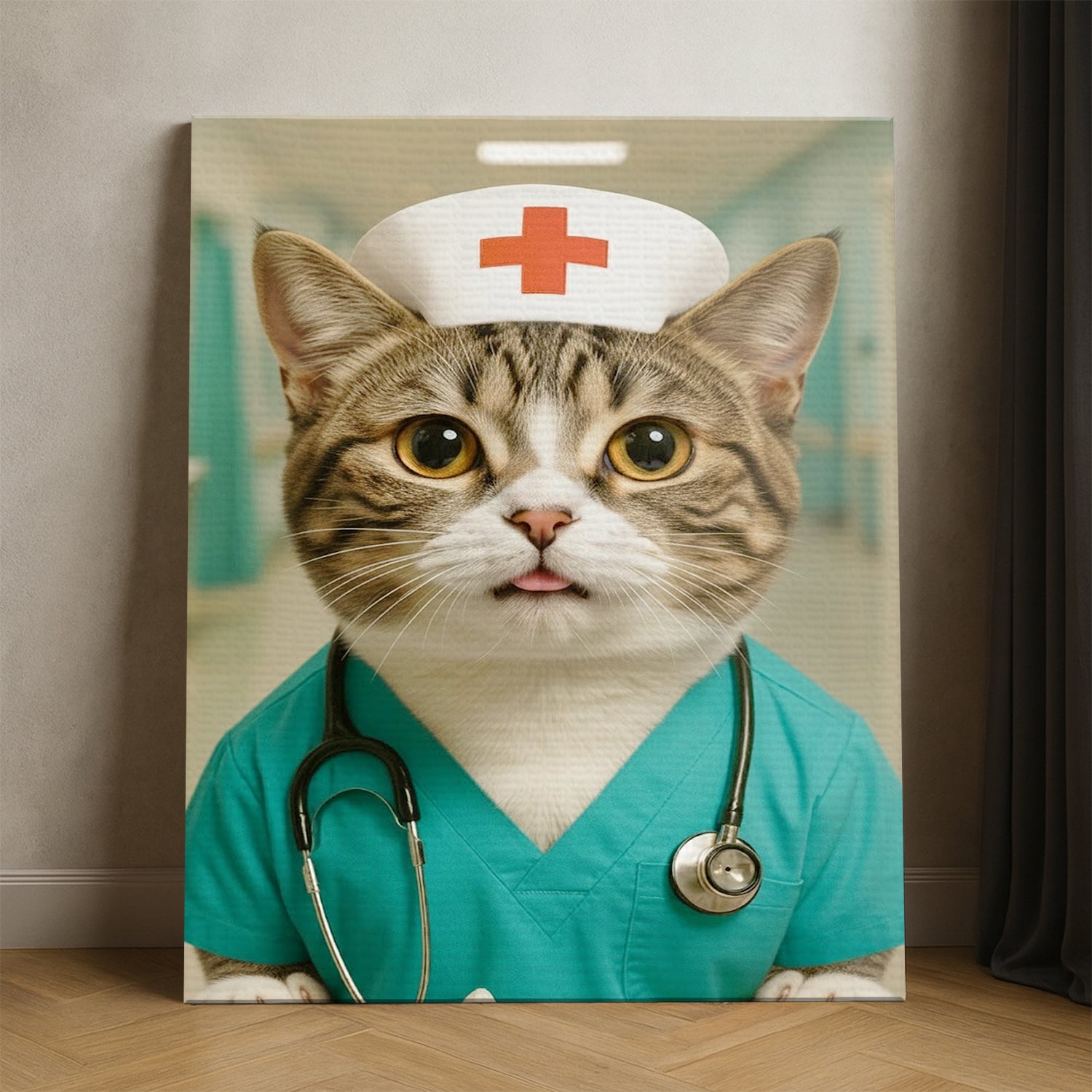 Custom Photo Nurse Canvas Canvas Gift For Canvas Lovers