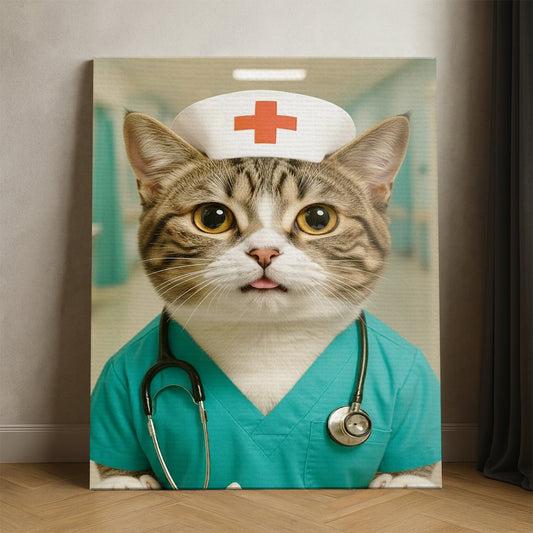 Custom Photo Nurse Canvas Canvas Gift For Canvas Lovers
