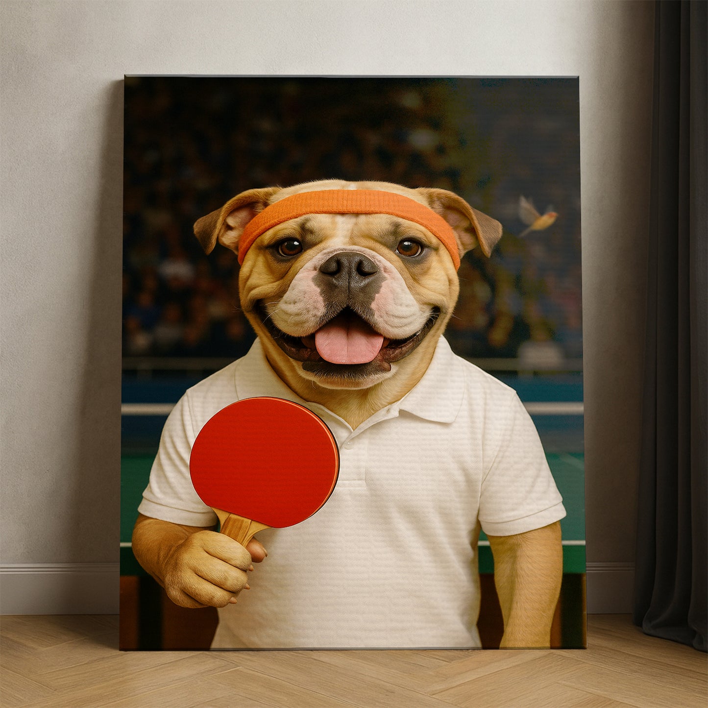Custom Photo Table Tennis Dog Gift For Dog Lovers