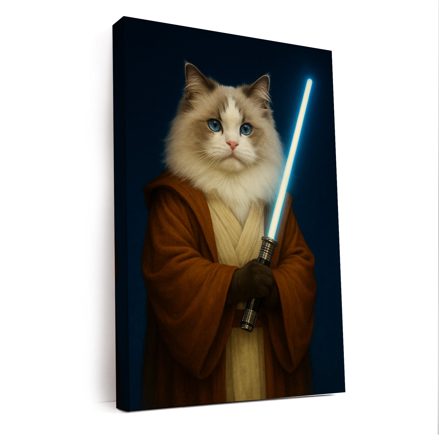 Custom Photo Master Paw Cat Canvas Gift For Cat Lovers