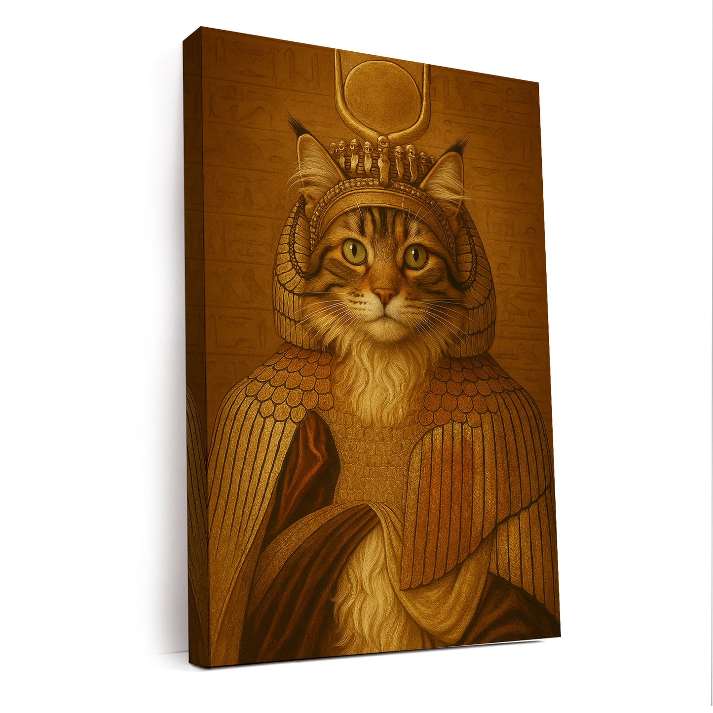 Custom Photo Cleopawtra Cat Canvas Gift For Cat Lovers