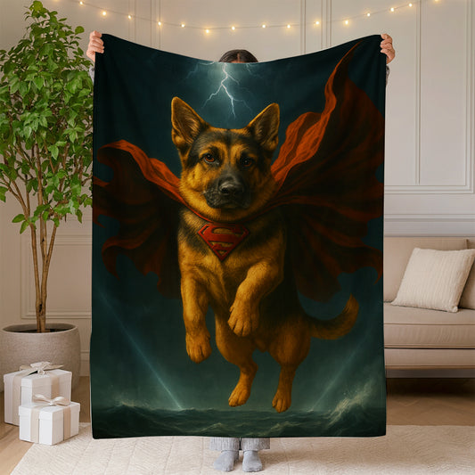 Custom Photo Dog Hero Canvas