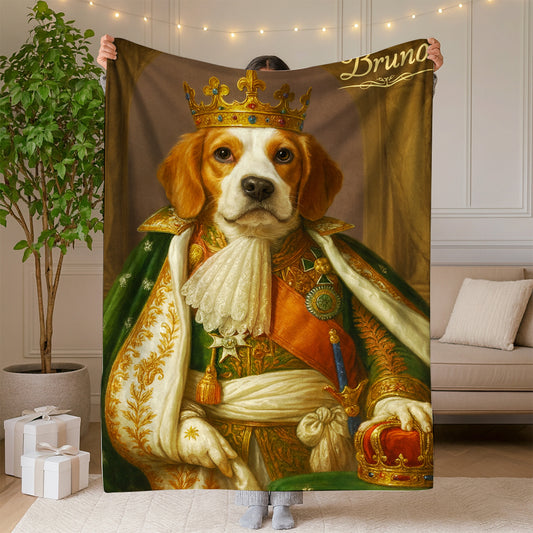Custom Photo Napoleon Dog BlanketGift For Dog Lovers