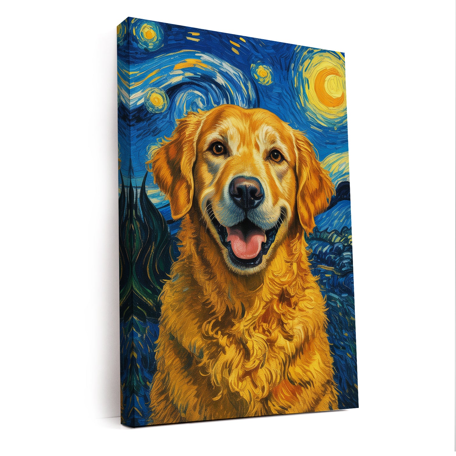 Custom Photo Dog Starry Night