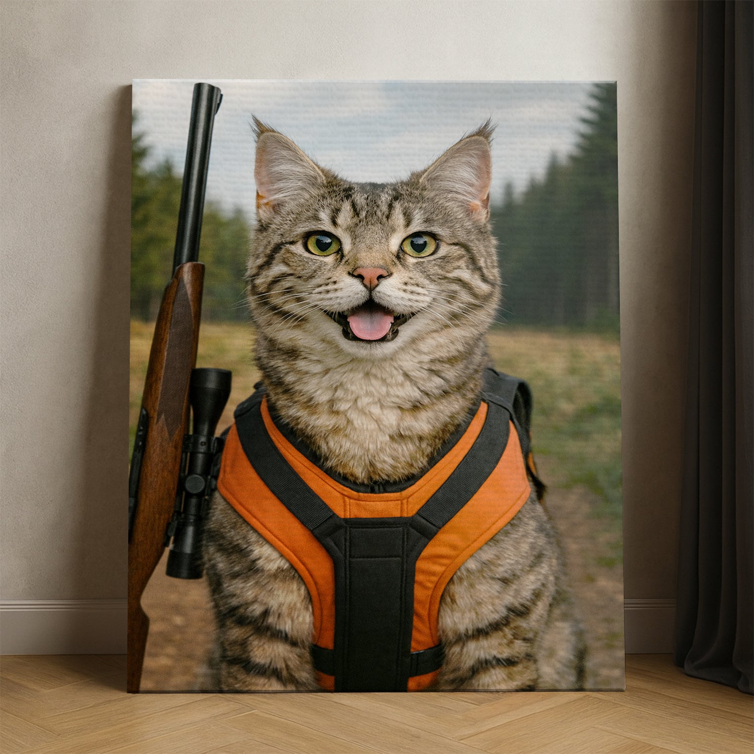 Custom Photo Hunter Canvas Gift For Canvas Lovers