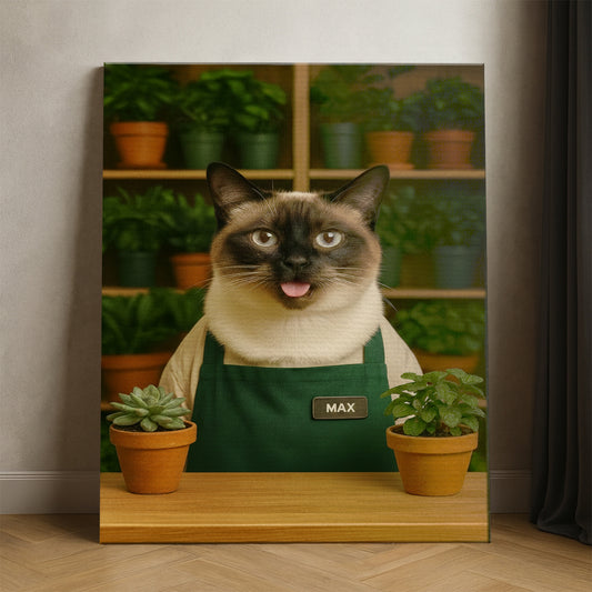 Custom Photo Gardener Canvas Canvas Gift For Canvas Lovers