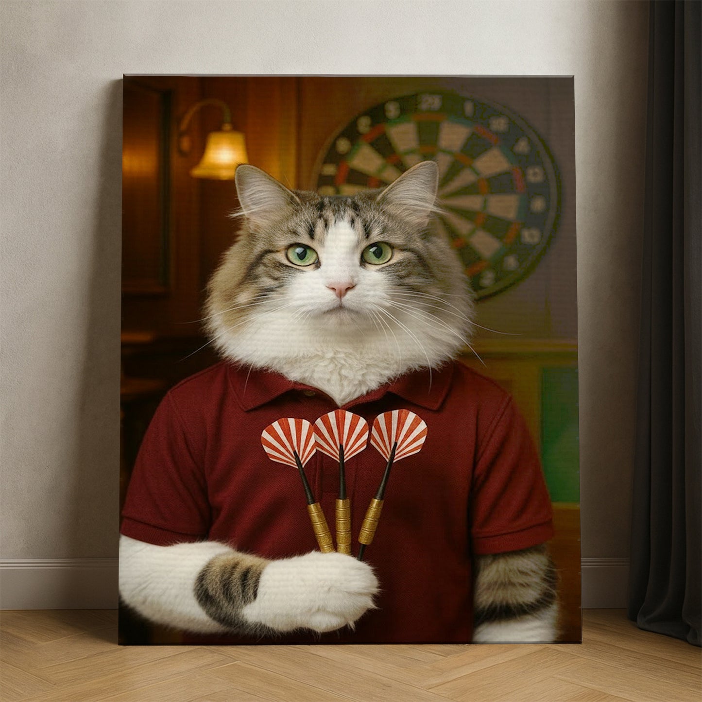 Custom Photo Dart Player Canvas Canvas Gift For Canvas Lovers
