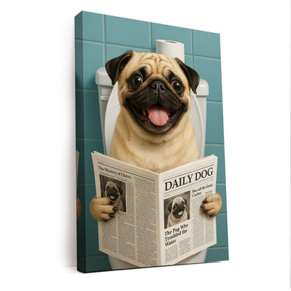 Custom Photo Dog Toilet Bathroom