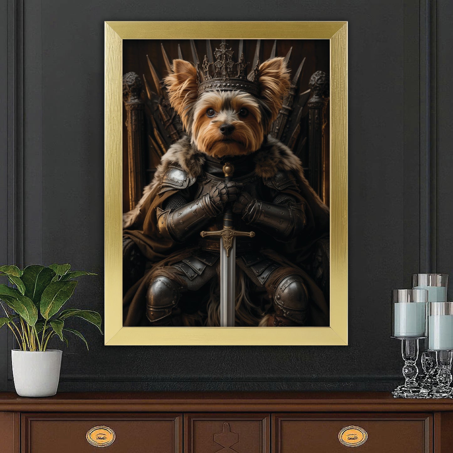 Custom Photo Royal Pet Portrait