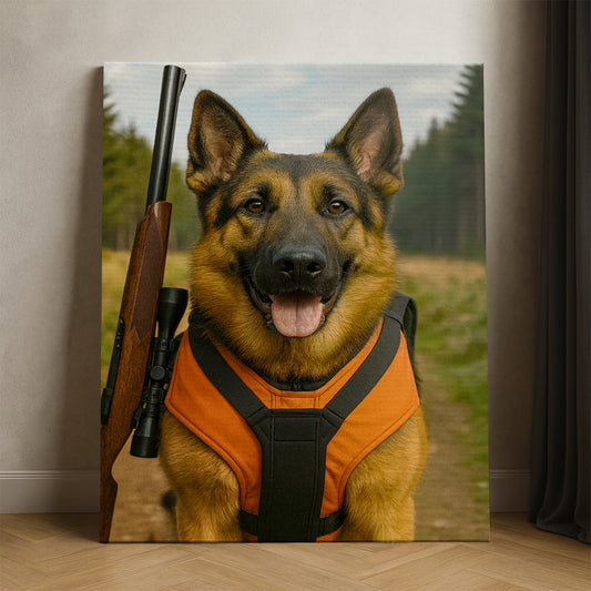 Custom Photo Hunter Dog Gift For Dog Lovers