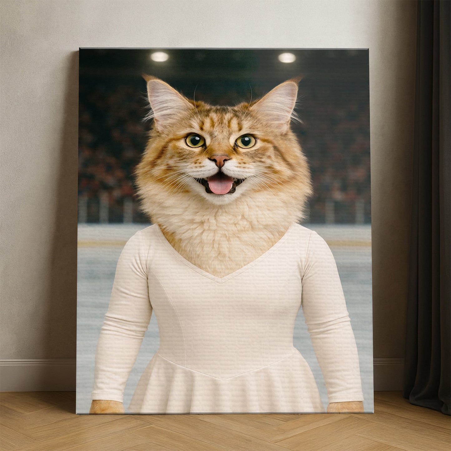 Custom Photo Ice Skater Canvas Canvas Gift For Canvas Lovers