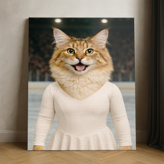 Custom Photo Ice Skater Canvas Canvas Gift For Canvas Lovers