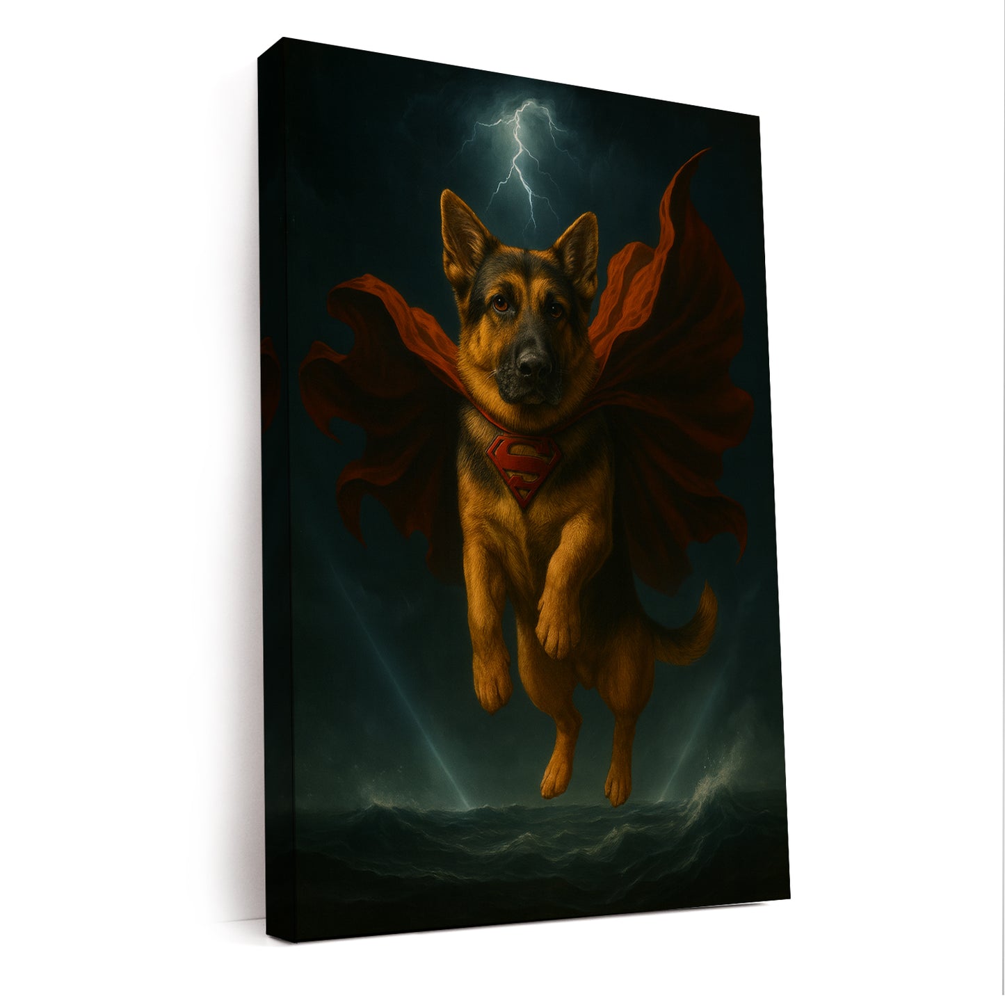 Custom Photo Dog Hero Canvas
