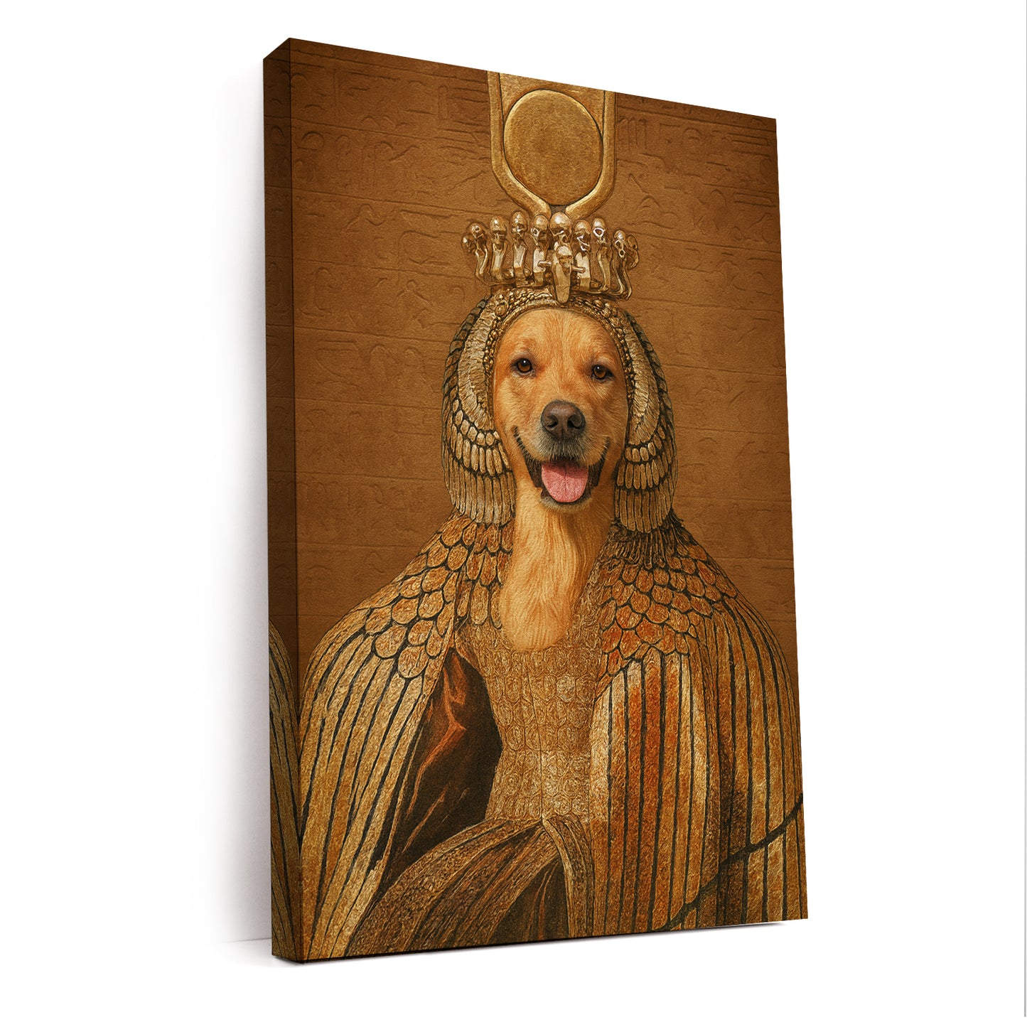 Custom Photo Cleopawtra Dog Canvas Gift For Dog Lovers