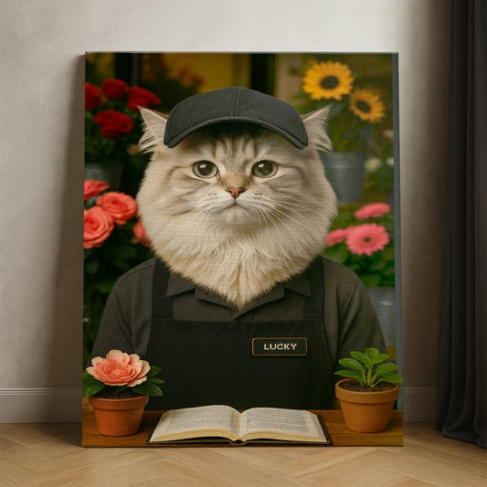 Custom Photo Flower Shop Florist Canvas Canvas Gift For Canvas Lovers