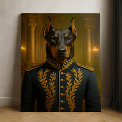 Custom Photo Dog Royal Style 10 Canvas Gift For Dog Lovers