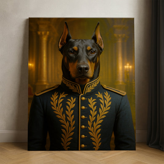 Custom Photo Dog Royal Style 10 Canvas Gift For Dog Lovers