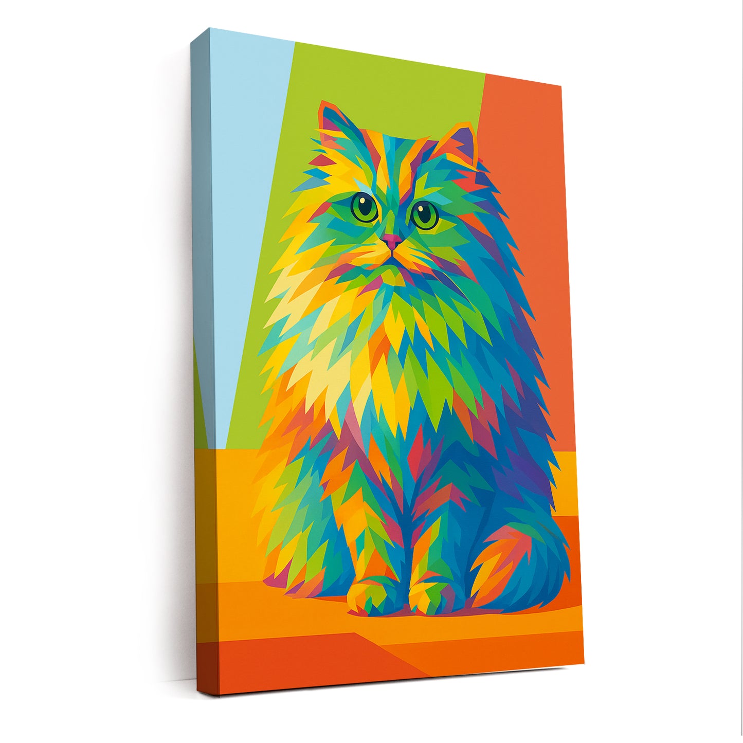 Custom Photo Pop Art Canvas Gift For Cat Lovers
