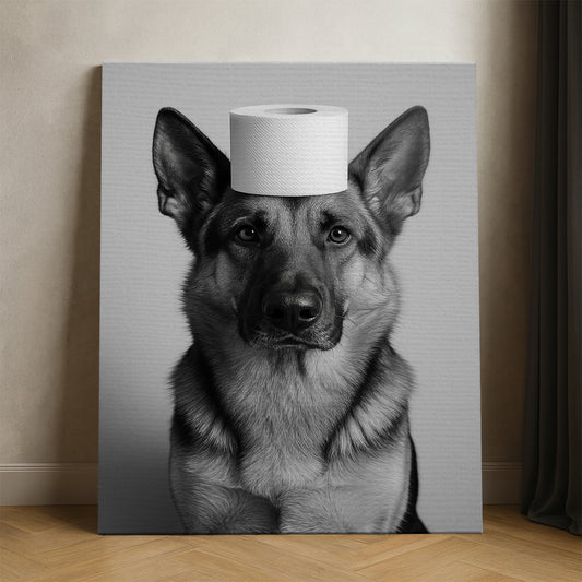 Custom Photo Dog Bathroom Style 11 Canvas Gift For Dog Lovers