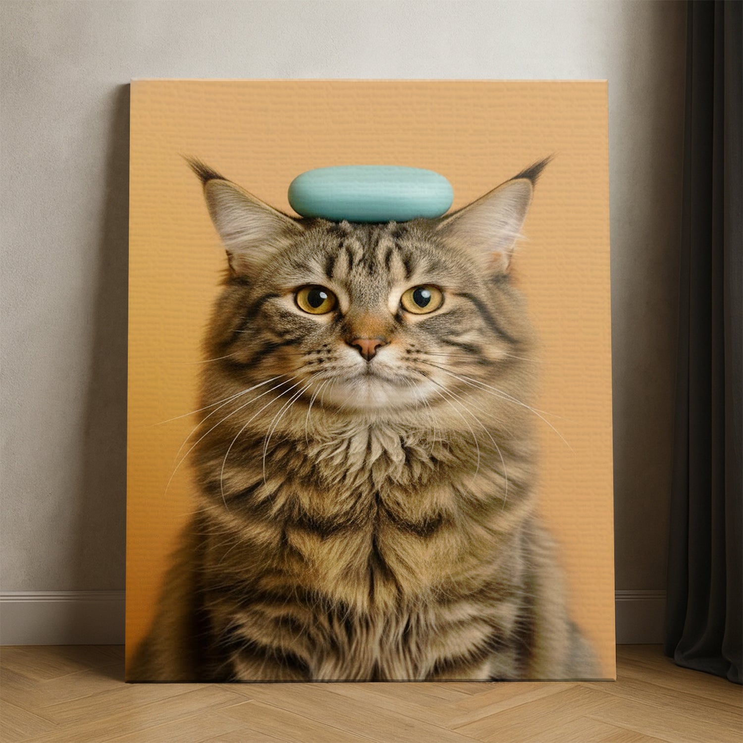 Custom Photo Cat Bathroom Style 24 Canvas Gift For Cat Lovers