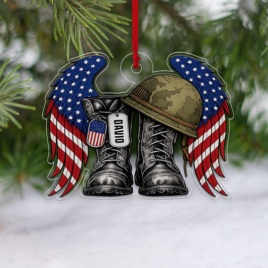 Veteran Amry USA Flag