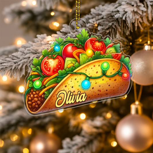 Custom Name Tacos Christmas