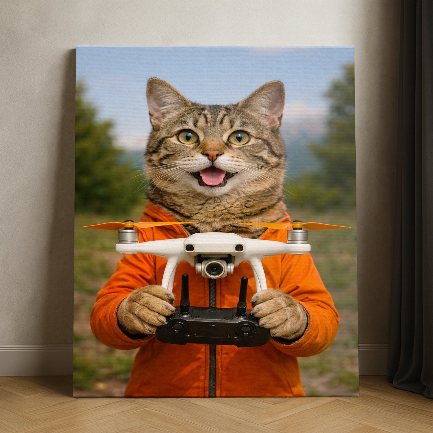 Custom Photo Drone Pilot Canvas Canvas Gift For Canvas Lovers