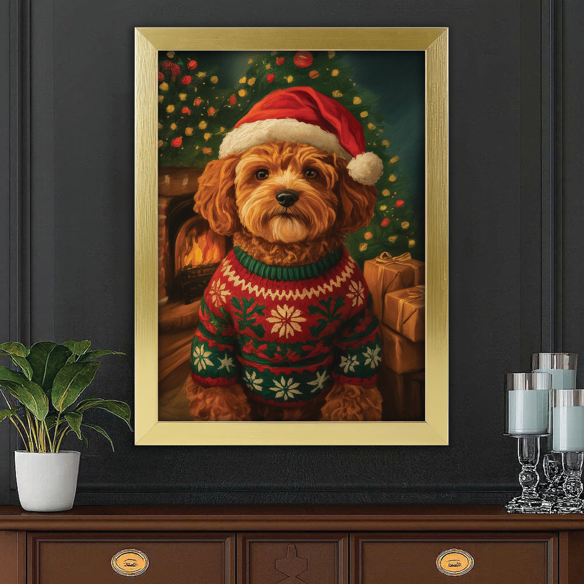 Custom Photo Dog Christmas Oufit