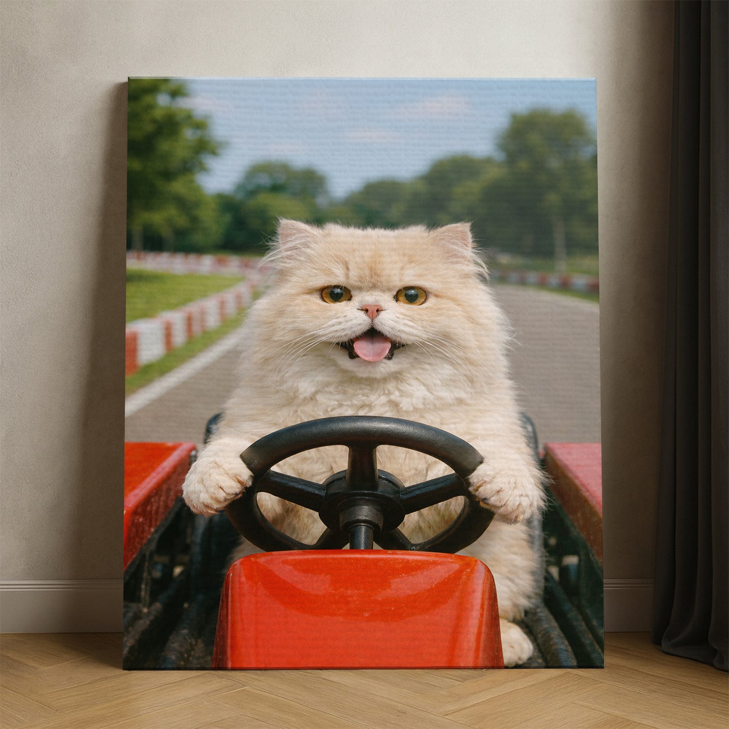 Custom Photo Canvas Go Kart Canvas Gift For Canvas Lovers